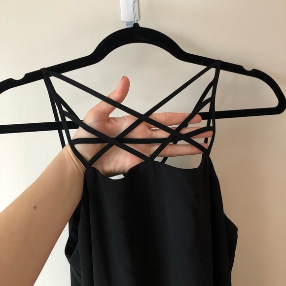 Black Chiffon Tank - Picture 2 of 3